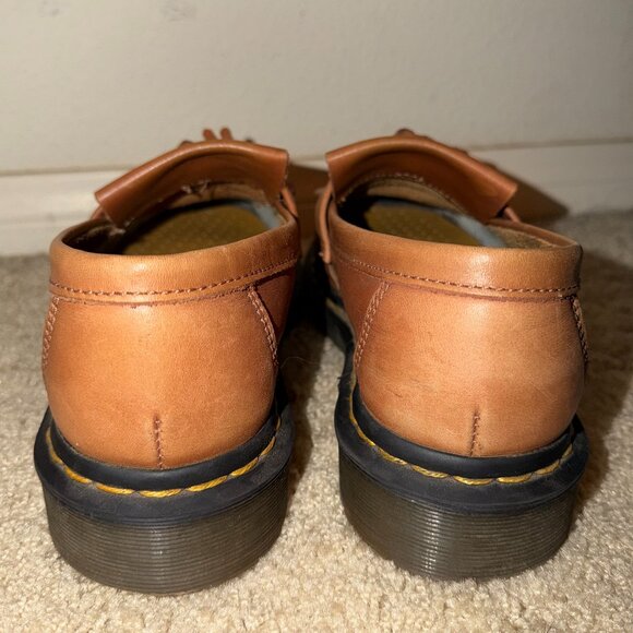 Dr. Martens Adrian Leather Tassel Loafers - M7 W8 - Picture 4 of 6